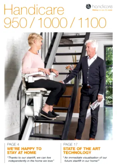 Handicare Düz Tip Merdiven Asansörü (950-1000-1100) Kataloğu