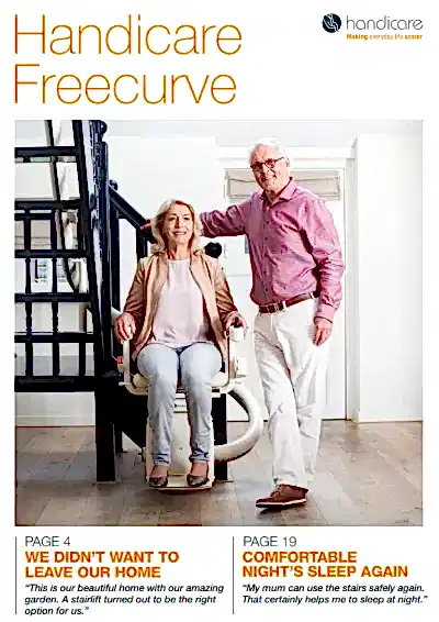 Handicare FreeCurve Çift Ana Motorlu & Tek Raylı Dönüşlü Merdiven Asansörü Kataloğu