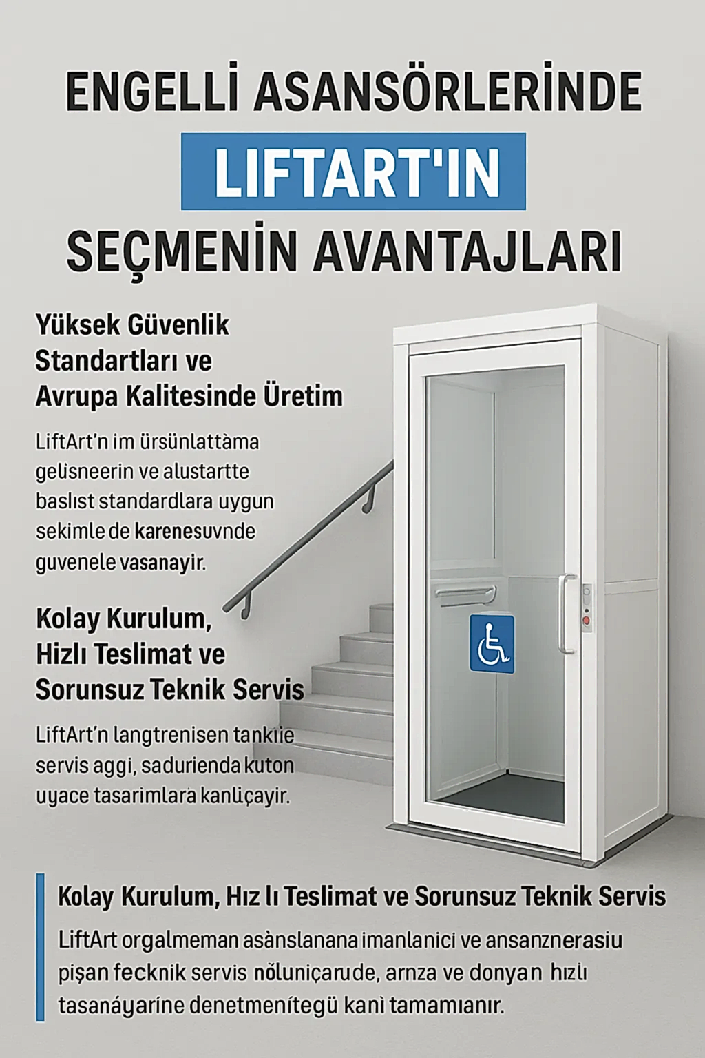 Engelli Asansörlerinde LiftArt’ı Seçmenin Avantajları