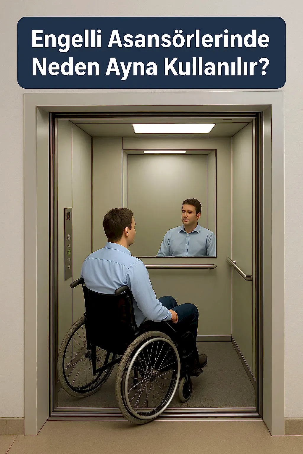 Engelli Asansörlerinde Neden Ayna Kullanılır?